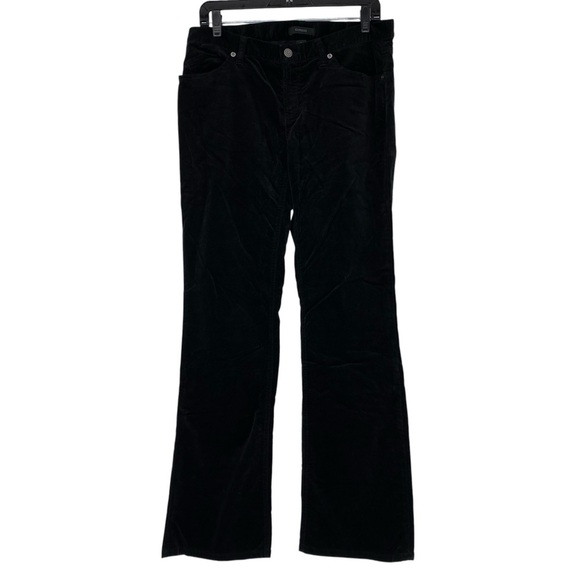 Express black velvet velour soft bootcut pants women's size 8 - Picture 1 of 15
